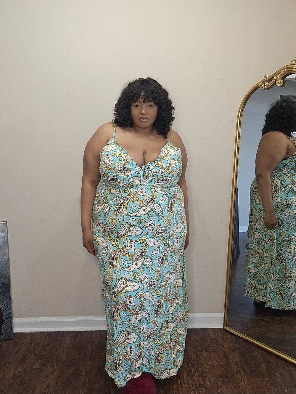 Paisley Print Maxi Dress - Picture 9 of 9